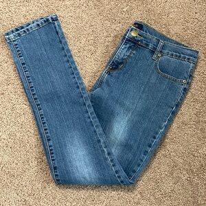 2 for $20* Bogari Women’s jeans, Size 29, mid rise straight leg, very good cond